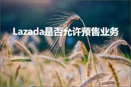 网站建设 推广 跨境电商知识:Lazada是否允许预售业务